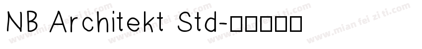 NB Architekt Std字体转换